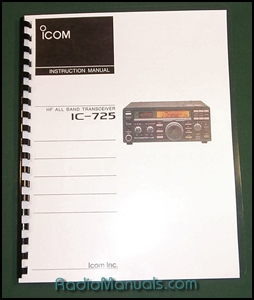 Icom IC-725 Instruction Manual